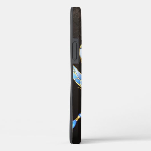 Steampunk-klok met mechanische dragonfly Case-Mate iPhone case (Achterkant / Rechts)