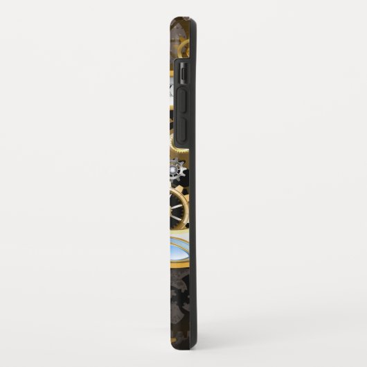 Steampunk-klok met mechanische dragonfly Case-Mate iPhone case (Achterkant/links)