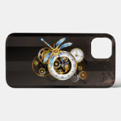 Steampunk-klok met mechanische dragonfly Case-Mate iPhone case (Achterkant (horizontaal))