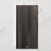 Steampunk-klok met mechanische dragonfly feestdagenkaart (Achterkant)