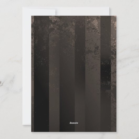 Steampunk-klok met mechanische dragonfly feestdagenkaart (Achterkant)