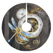 Steampunk-klok met mechanische dragonfly kerstboom rok (Voorkant)