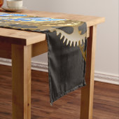 Steampunk-klok met mechanische dragonfly korte tafelloper (Voorbeeld)