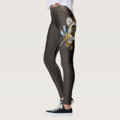 Steampunk-klok met mechanische dragonfly leggings (Links)
