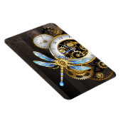 Steampunk-klok met mechanische dragonfly magneet (Rechterzijde)