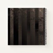 Steampunk-klok met mechanische dragonfly notitieboek (Achterkant)