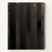 Steampunk-klok met mechanische dragonfly notitieboek (Achterkant)