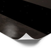 Steampunk-klok met mechanische dragonfly perfect poster (Hoek)