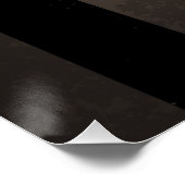 Steampunk-klok met mechanische dragonfly perfect poster (Hoek)