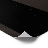 Steampunk-klok met mechanische dragonfly poster (Hoek)