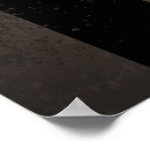 Steampunk-klok met mechanische dragonfly poster (Hoek)