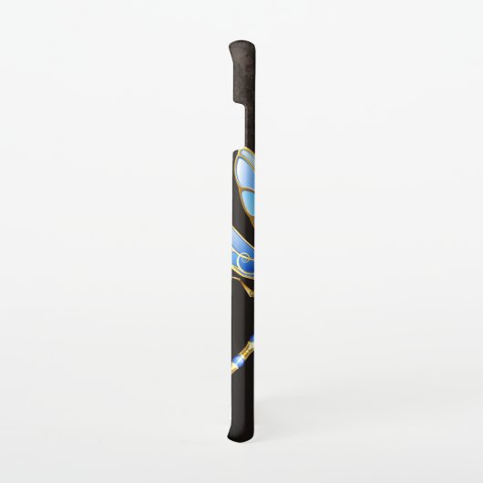 Steampunk-klok met mechanische dragonfly samsung galaxy hoesje (Rechterkant)