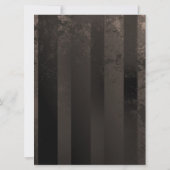 Steampunk-klok met mechanische dragonfly save the date (Achterkant)