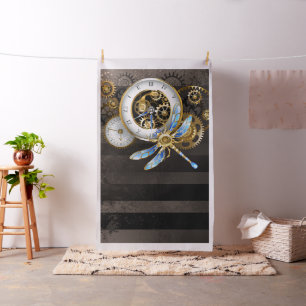 Steampunk-klok met mechanische dragonfly stof