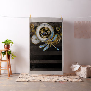 Steampunk-klok met mechanische dragonfly stof