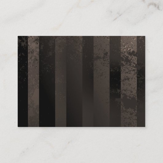 Steampunk-klok met mechanische dragonfly visitekaartje (Achterkant)