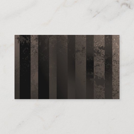 Steampunk-klok met mechanische dragonfly visitekaartje (Achterkant)