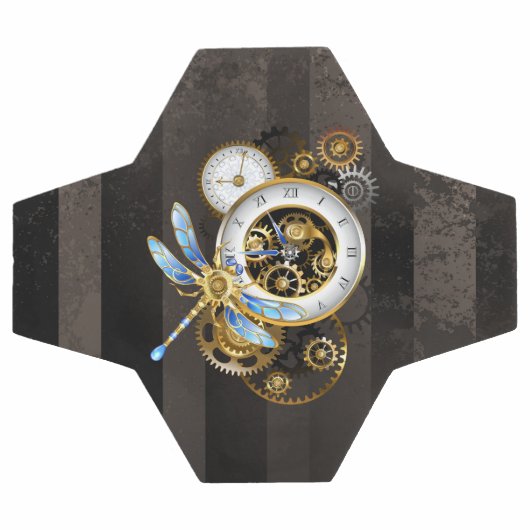 Steampunk-klok met mechanische dragonfly voetbal (Enkel)