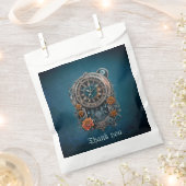  Steampunk klok met Rozen. Bedankzakje (Geknipt)