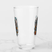  Steampunk klok met Rozen. Glas (Links)