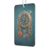 Steampunk klok met Rozen. Luchtverfrisser (Links)