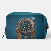  Steampunk klok met Rozen. Toilettasje (Achterkant)