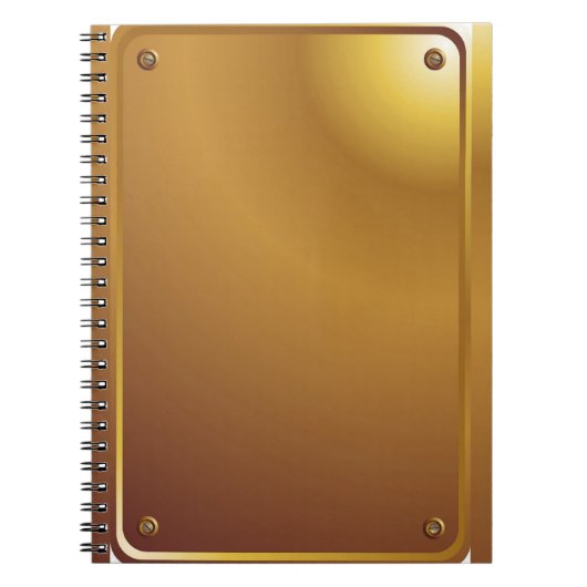 Steampunk-klok Notitieboek (Voorkant)