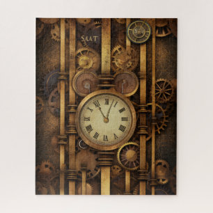 Steampunk klok puzzel