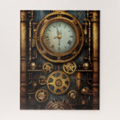 Steampunk klok puzzel (Verticaal)
