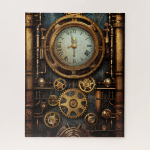 Steampunk klok puzzel