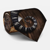 Steampunk - klok - tijdmachine stropdas (Opgerold)