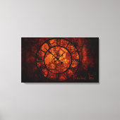 Steampunk klok Verpakt Canvas (Voorkant)