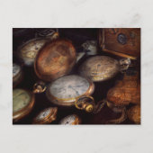 Steampunk - klok - Versleten tijd Briefkaart (Voorkant)