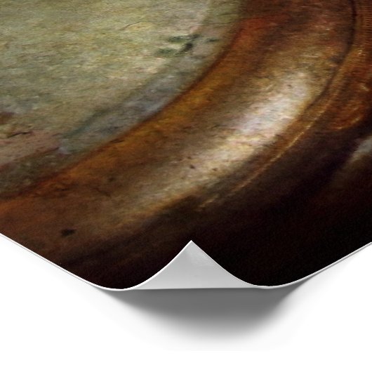 Steampunk - klok - Versleten tijd Poster (Hoek)