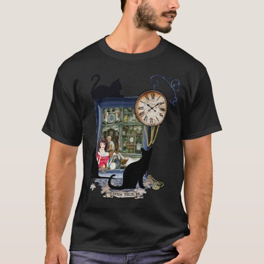 Steampunk-klokhuis in Old Amsterdam T-Shirt (Voorkant)