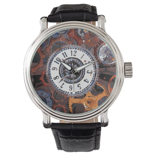 Steampunk klokken horloges (Voorkant)