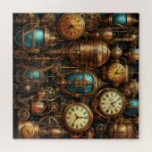 Steampunk klokken puzzel (Horizontaal)