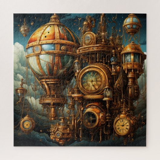 Steampunk klokken puzzel (Verticaal)