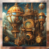 Steampunk Klokken Venster Cling Raamsticker (Vel 2)