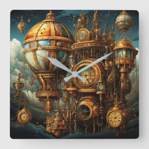 Steampunk Klokken Wall Clock