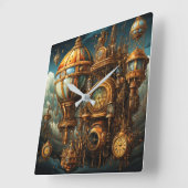 Steampunk Klokken Wall Clock (Hoek)