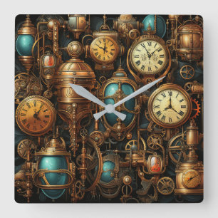 Steampunk Klokken Wall Clock