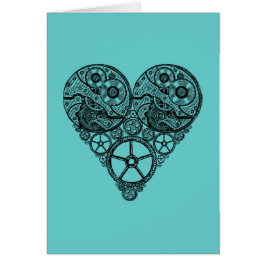 Steampunk-klokwerken en tandwielharthart