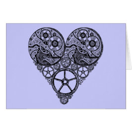 Steampunk-klokwerken en tandwielharthart