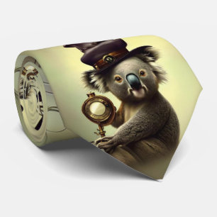 Steampunk Koala van Vele Petten Stropdas