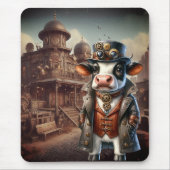 Steampunk Koe Muismat (Voorkant)