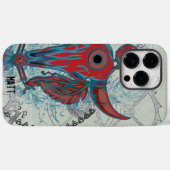 Steampunk-Koe Skull en Indische stamveren Case-Mate iPhone Case (Achterkant (horizontaal))