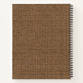 Steampunk Koe Spiral Notitieboek (Achterkant)