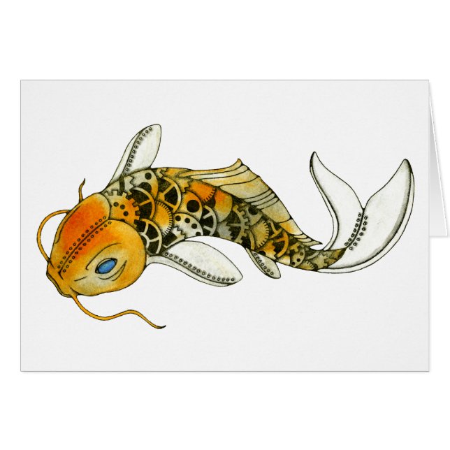 Steampunk Koi (Voorkant Horizontaal)