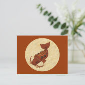 Steampunk Koi Briefkaart (Staand voorkant)